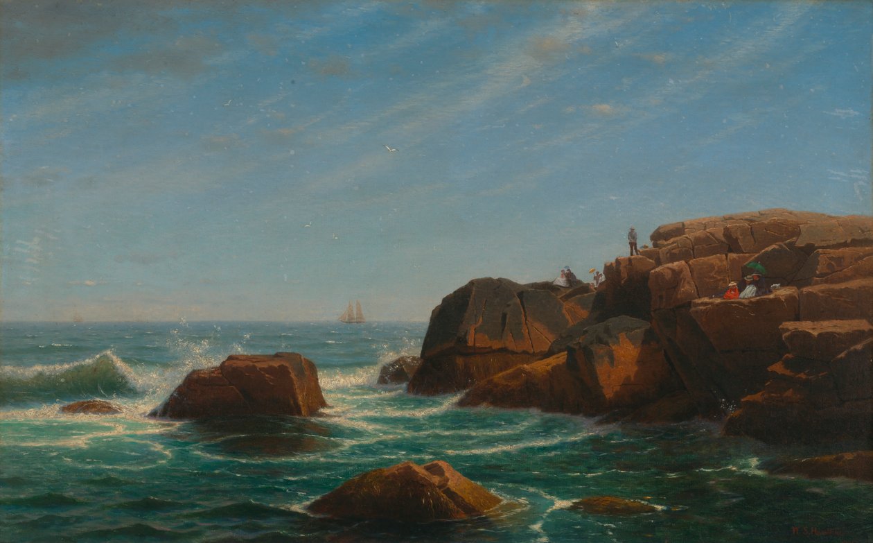 Castle Rock, Nahant, 1865. tekijältä William Stanley Haseltine