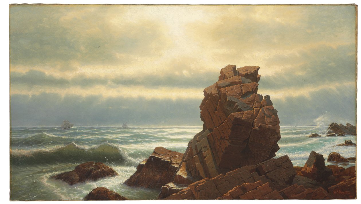 Pulpit Rock, Nahant, 1865 tekijältä William Stanley Haseltine
