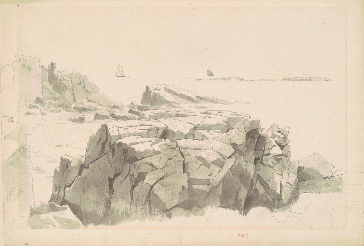 Shag Rocks, Nahant, Massachusetts tekijältä William Stanley Haseltine