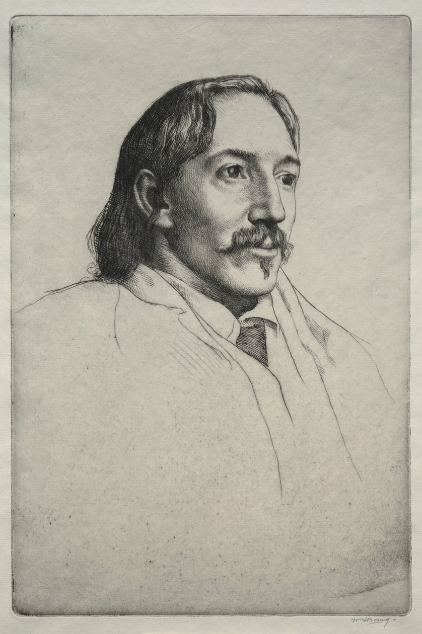 Robert Louis Balfour Stevenson, 1893. tekijältä William Strang