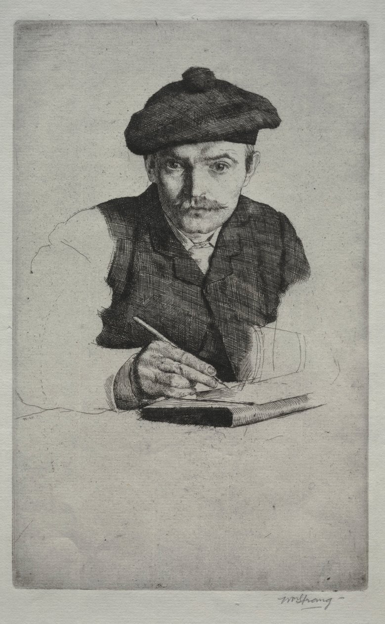 Omakuva, 1885. tekijältä William Strang
