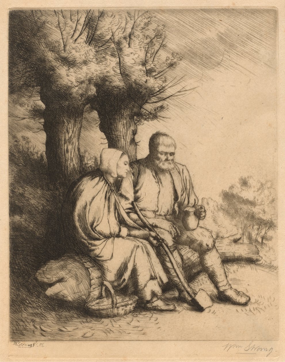 Metsämies, 1881. tekijältä William Strang
