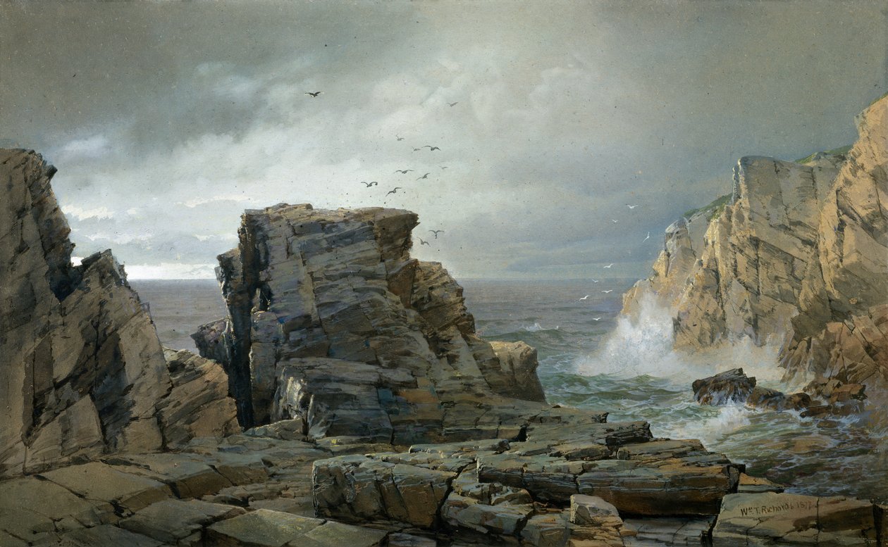 Rocky Coast, 1877. tekijältä William Trost Richards