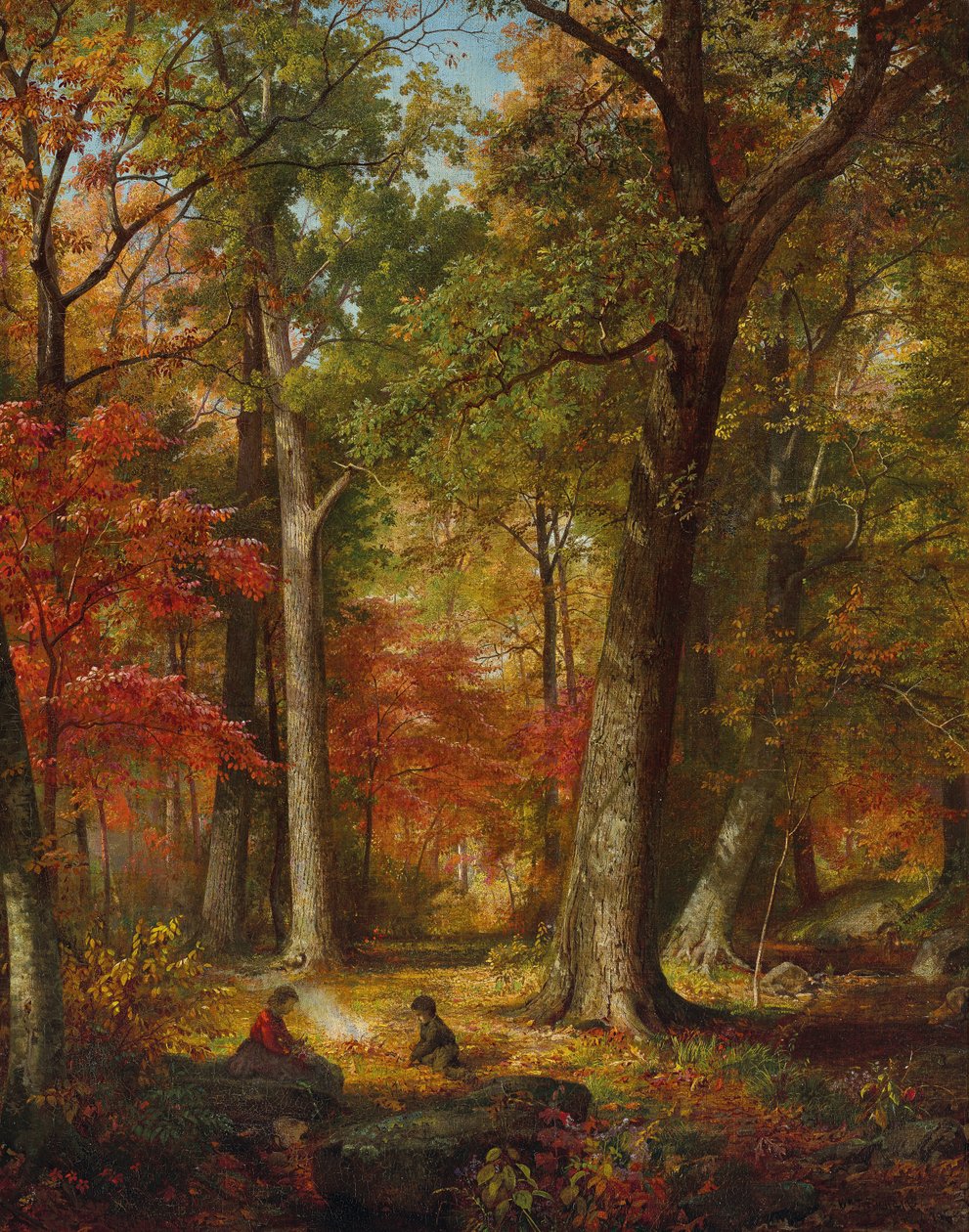 Syksyn metsät tekijältä William Trost Richards