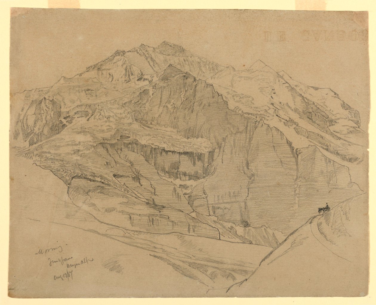 Maisema, Jungfrau, Sveitsi tekijältä William Trost Richards