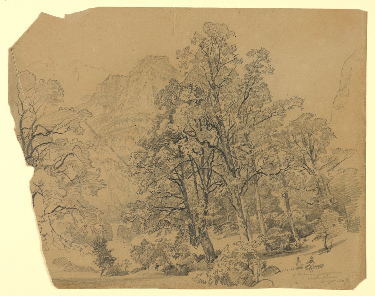 Maisema, Silberhorn, Lauterbrunnen, Sveitsi tekijältä William Trost Richards
