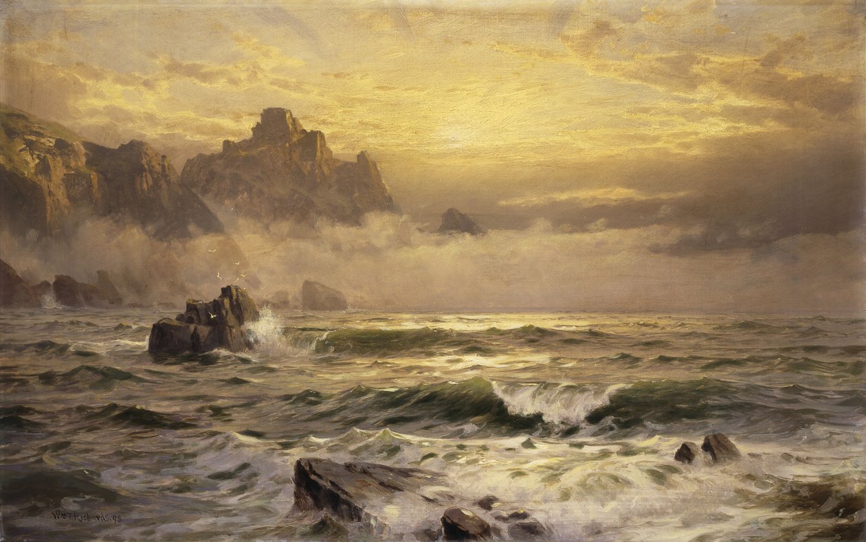 Mornings Mist, Guernsey, 1898 tekijältä William Trost Richards