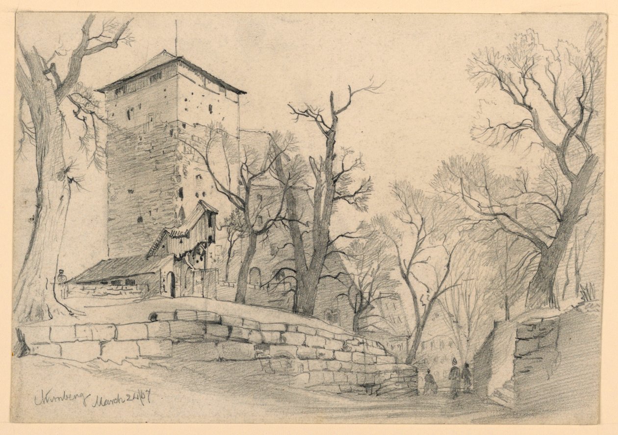 Nürnbergin linna, Saksa tekijältä William Trost Richards