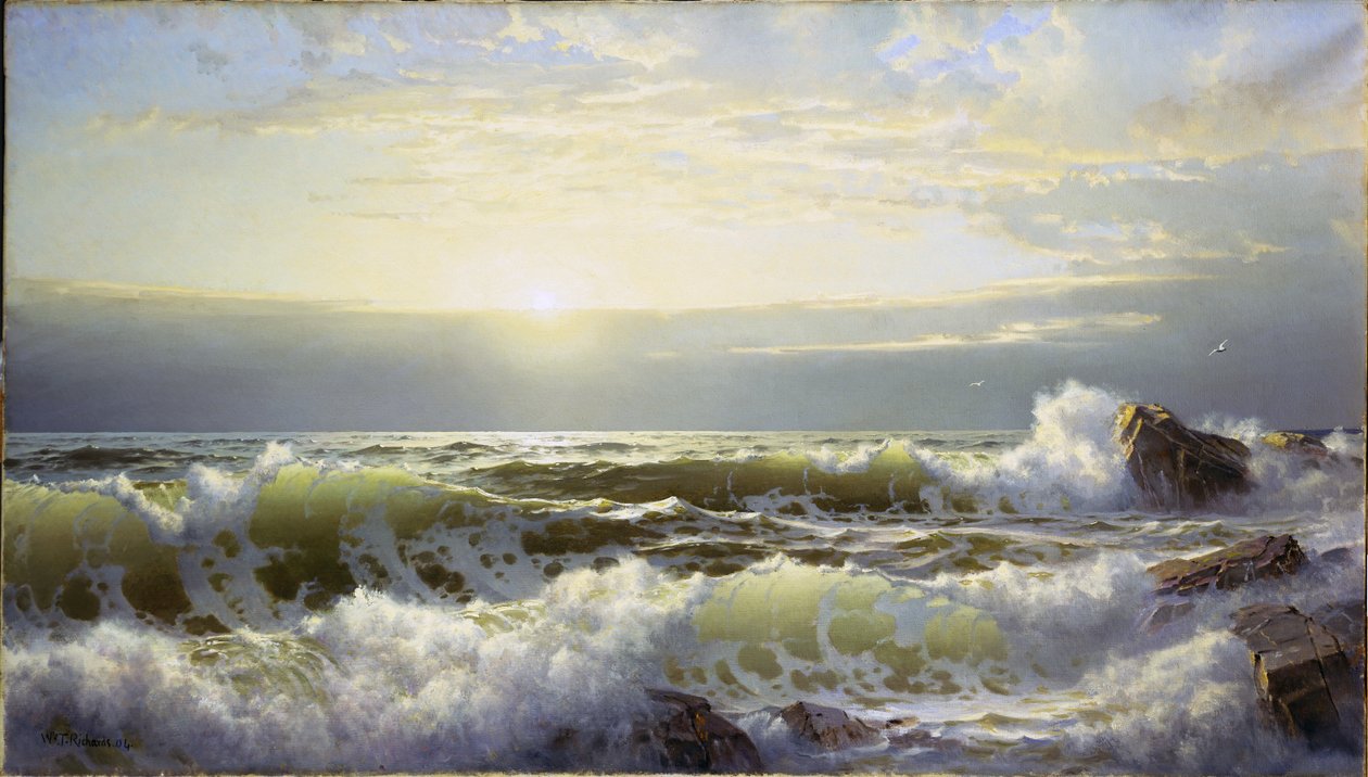 Off Connecticut, Newport, 1904 tekijältä William Trost Richards