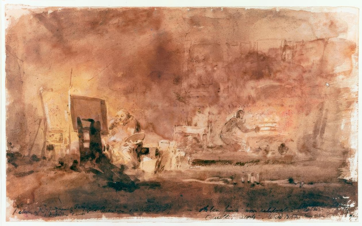 Taiteilijan Studio tekijältä Joseph Mallord William Turner