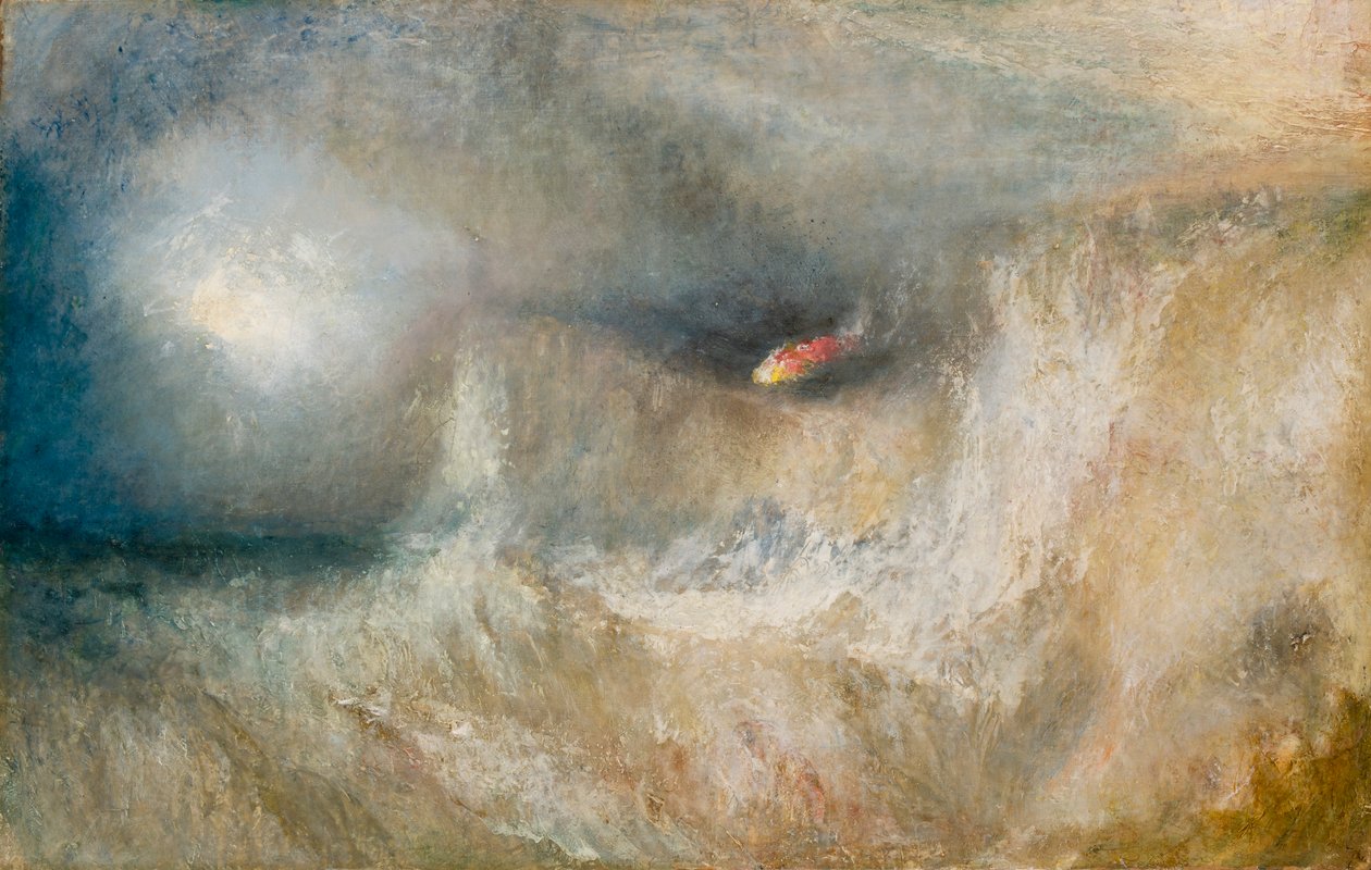 "The Beacon light", 1835-40 tekijältä Joseph Mallord William Turner