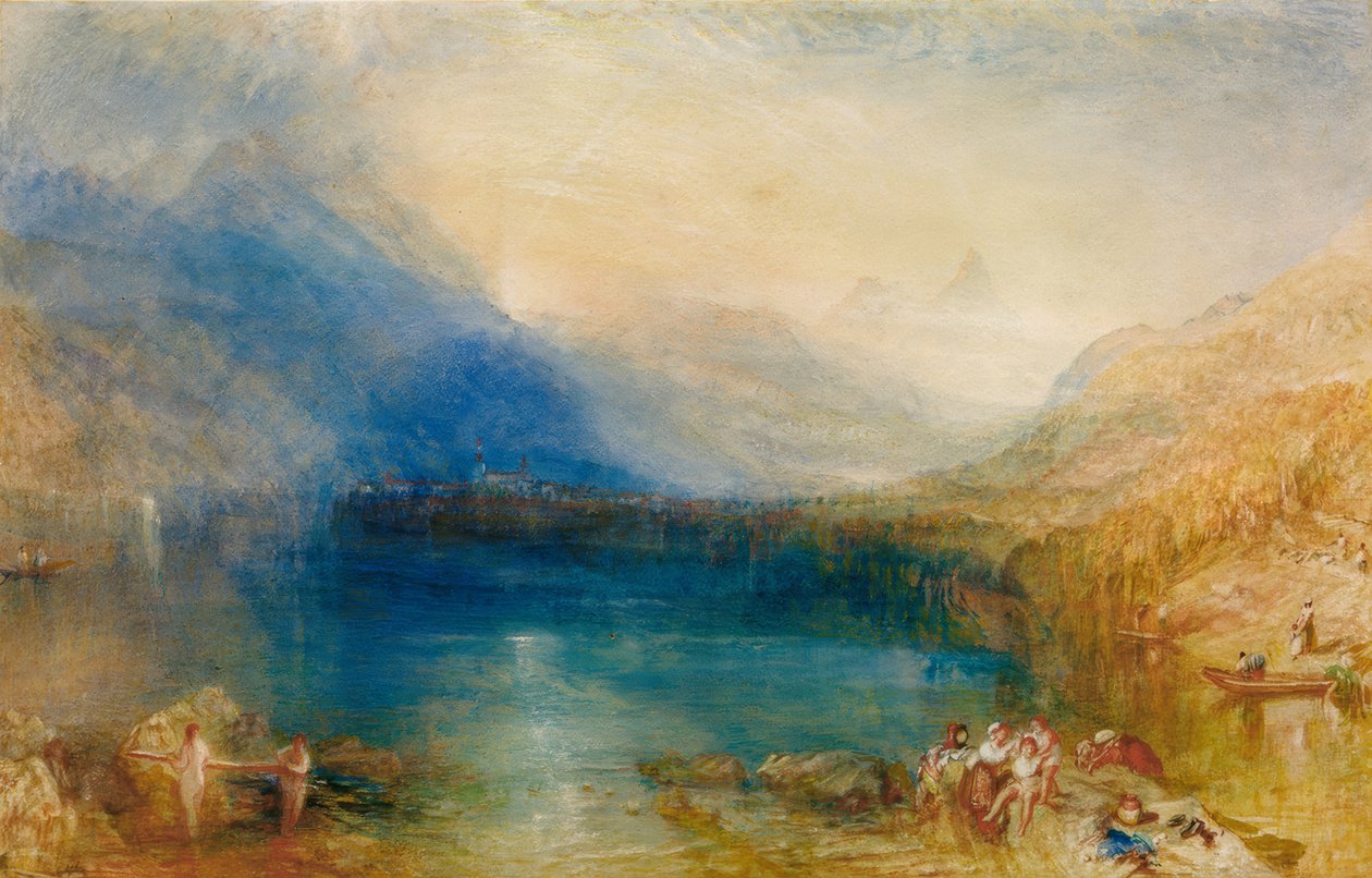 Zug-järvi: aikainen aamu tekijältä Joseph Mallord William Turner