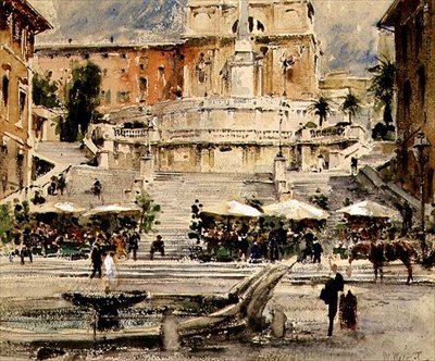 Piazza di Spagna, Rooma tekijältä William Walcot