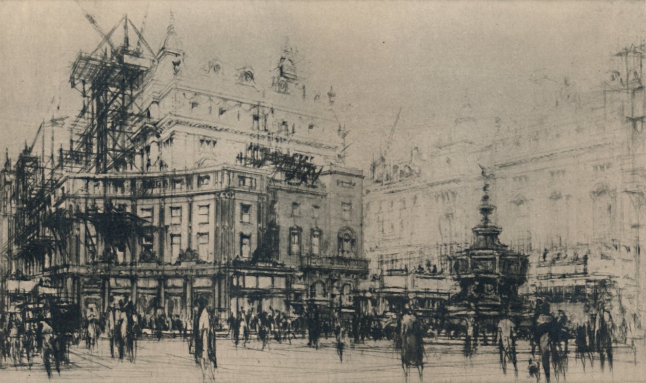Piccadilly Circus, 1927. tekijältä William Walcot