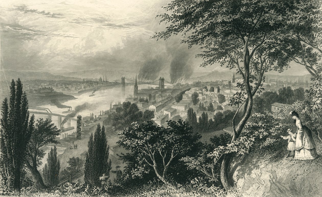 "Cincinnatin kaupunki", 1874. tekijältä William Wellstood
