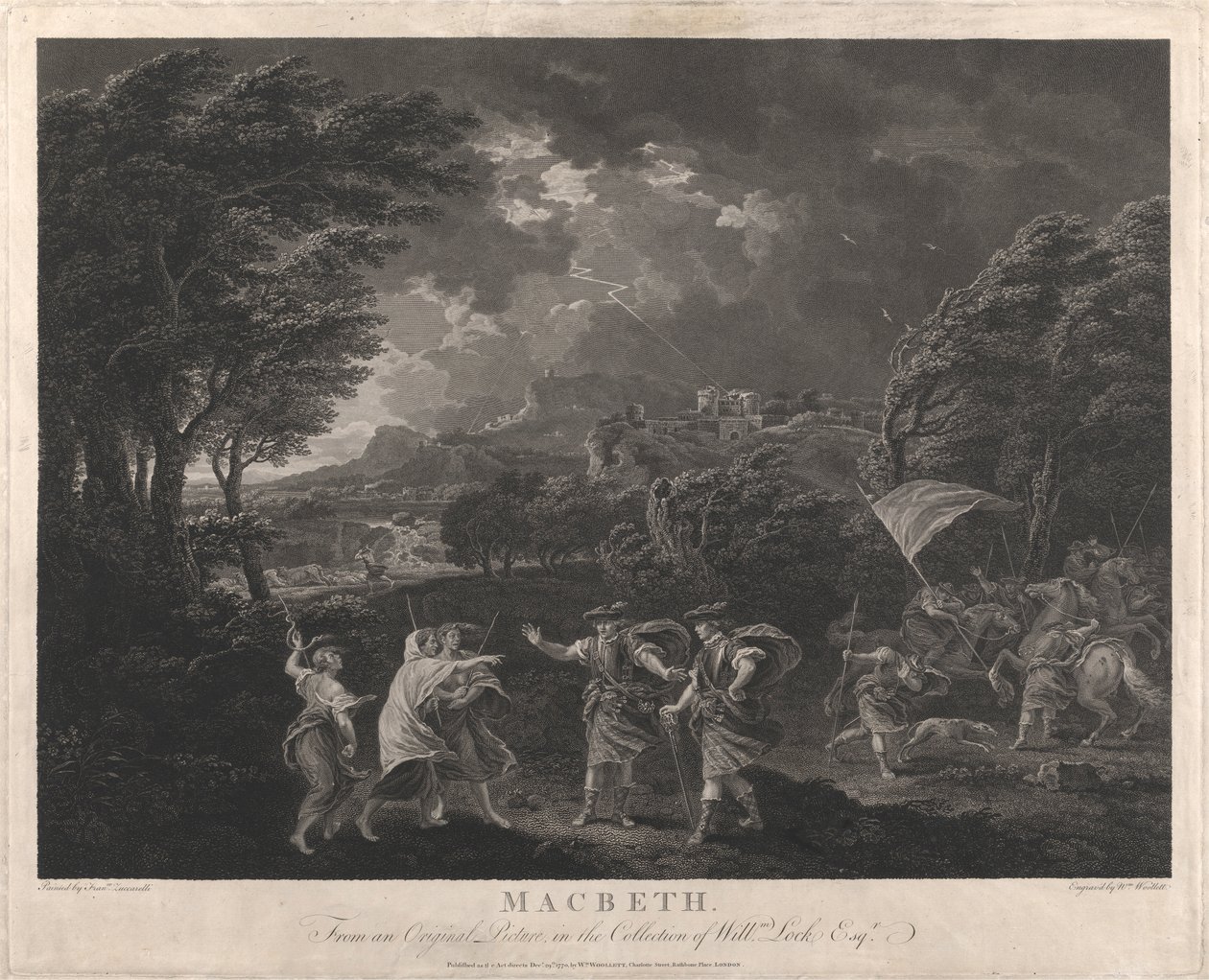 Macbeth ja noidat tekijältä William Woollett