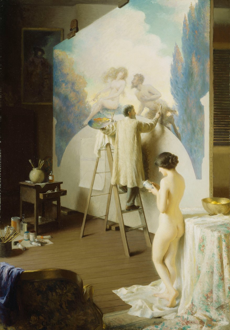 Taidemaalari, 1913 tekijältä William Worcester Churchill