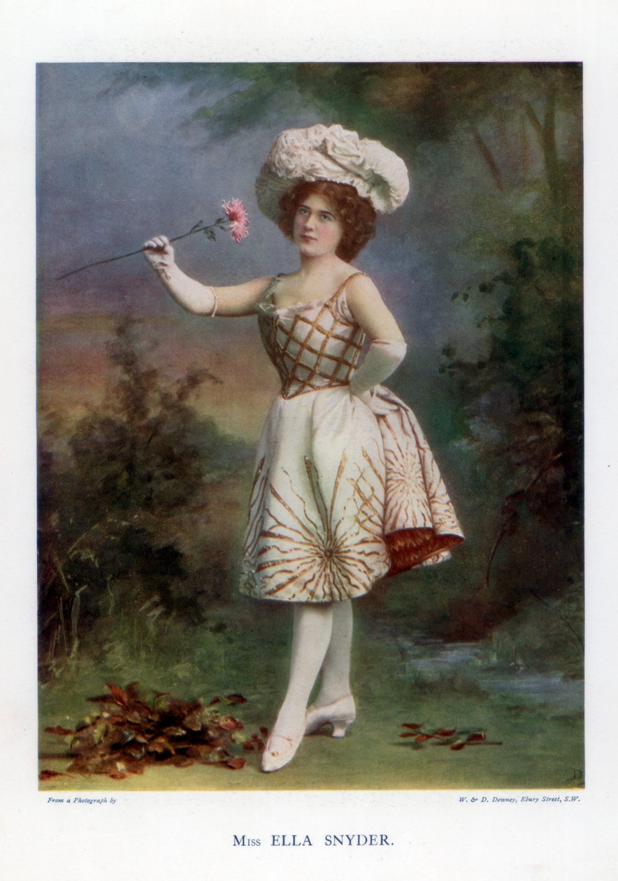 Ella Snyder, näyttelijä, 1901. tekijältä William and Daniel Downey