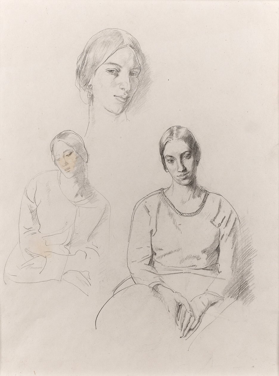 Omakuva (kynä paperille) tekijältä Winifred Knights