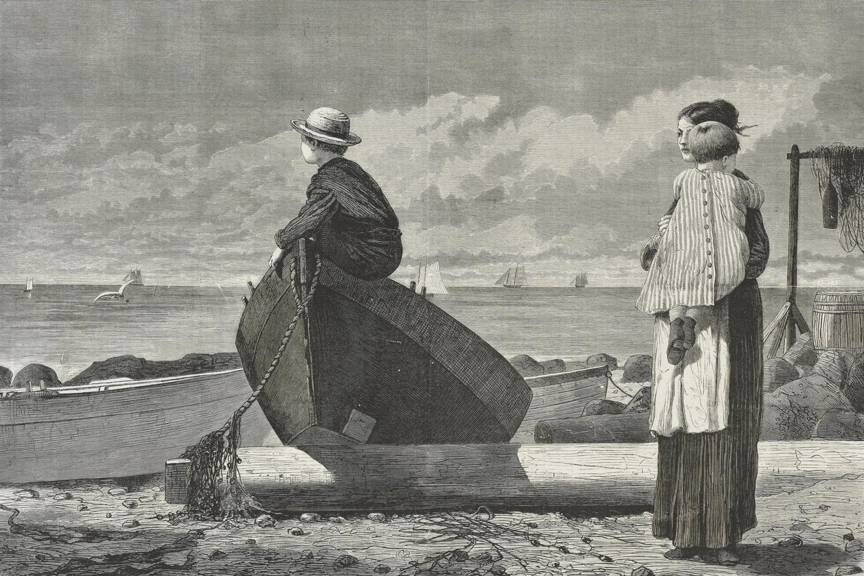 Isät tulevat! tekijältä Winslow Homer