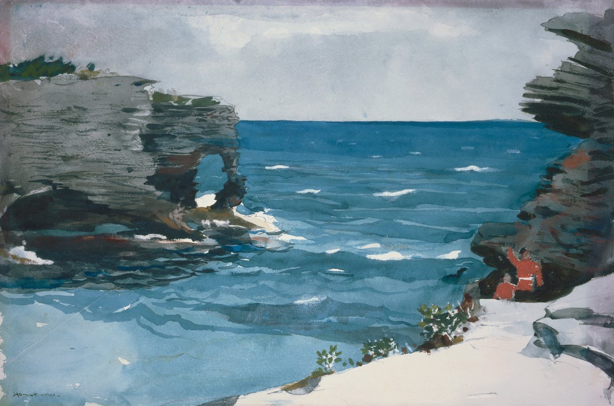 Rocky Shore, Bermuda tekijältä Winslow Homer