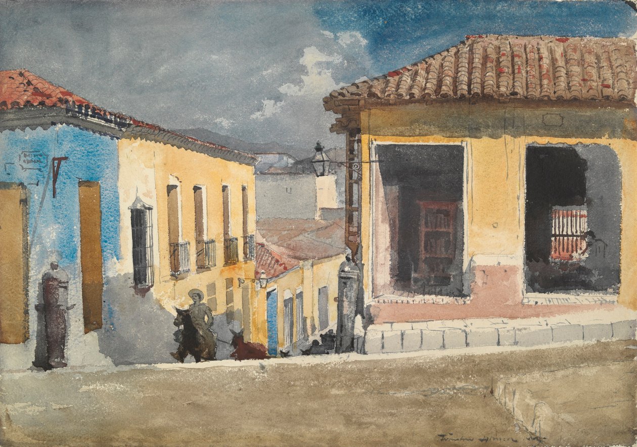 Santiago de Cuba, Street Scene tekijältä Winslow Homer