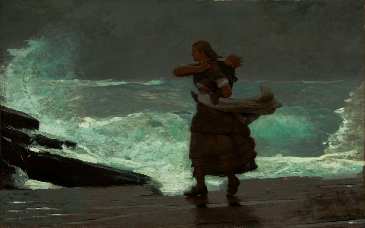 Gale, 1883-93 tekijältä Winslow Homer