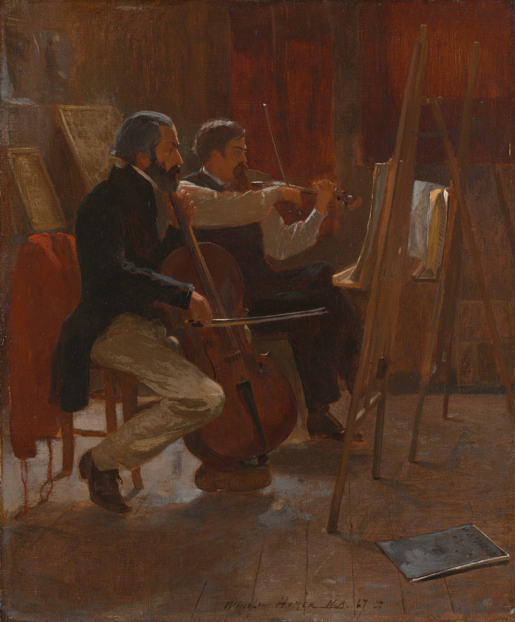 Studio, 1867 tekijältä Winslow Homer
