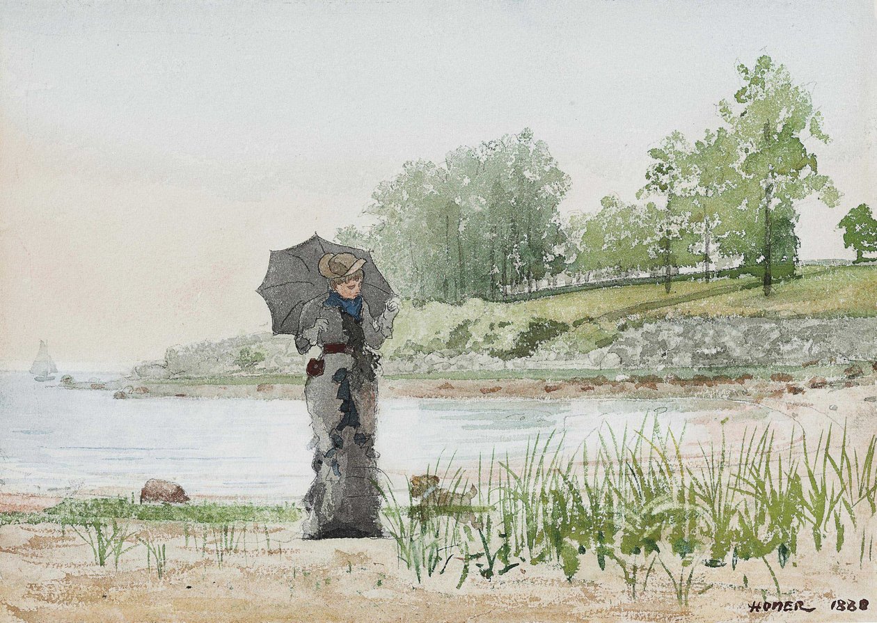 Nuori nainen tekijältä Winslow Homer