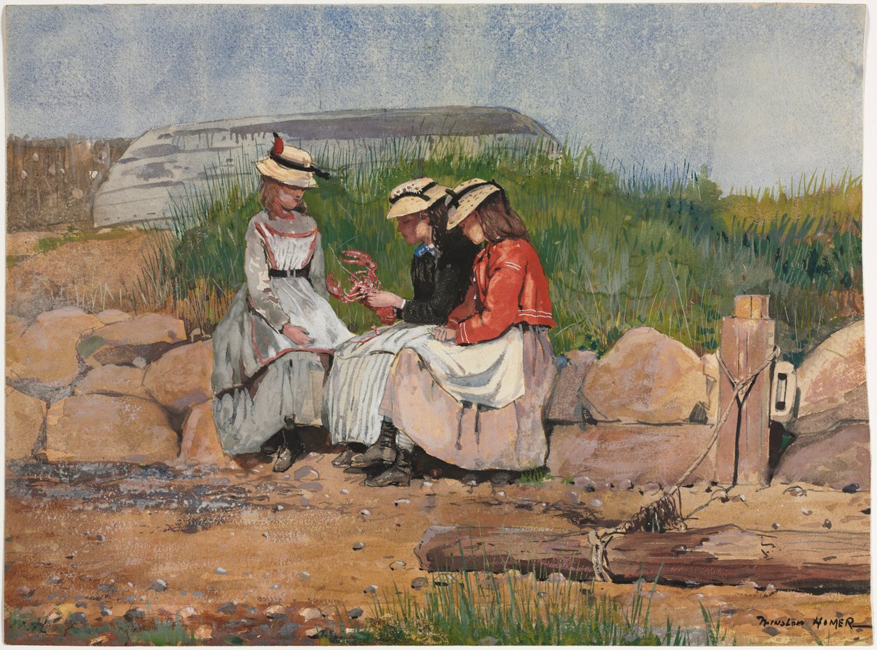 Kalastajan tytär tekijältä Winslow Homer