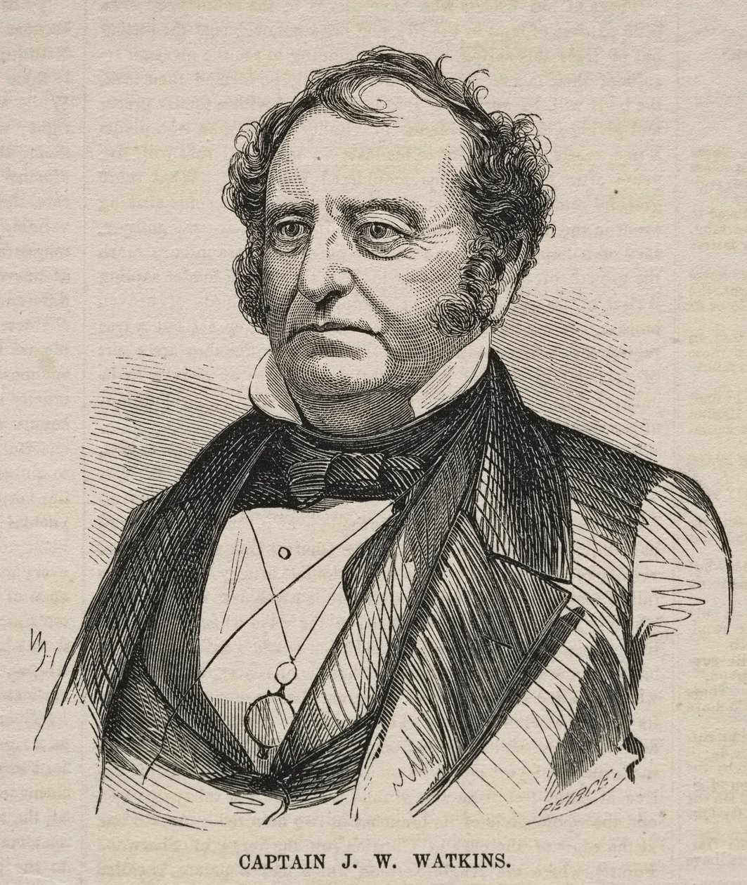Kapteeni J. W. Watkins, 1857. tekijältä Winslow Homer