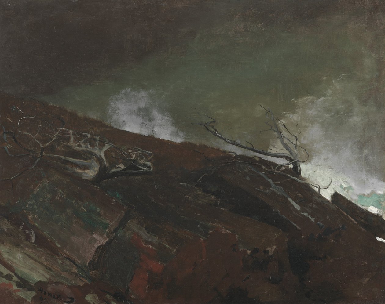 Mainen rannikko, 1893 tekijältä Winslow Homer