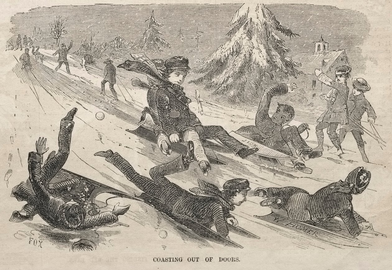 Rannikkoliikenne ulos ovesta tekijältä Winslow Homer