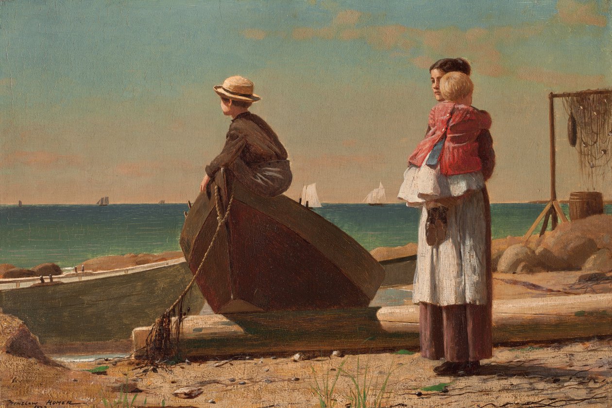 Isä tulee! tekijältä Winslow Homer
