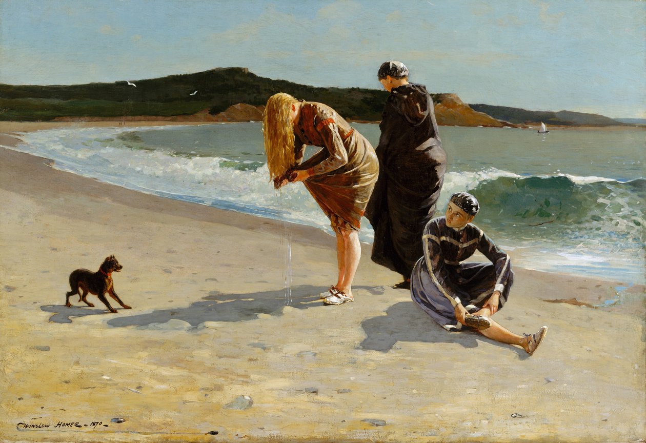 Eagle Head, Manchester, Massachusetts (Nousuvesi) tekijältä Winslow Homer