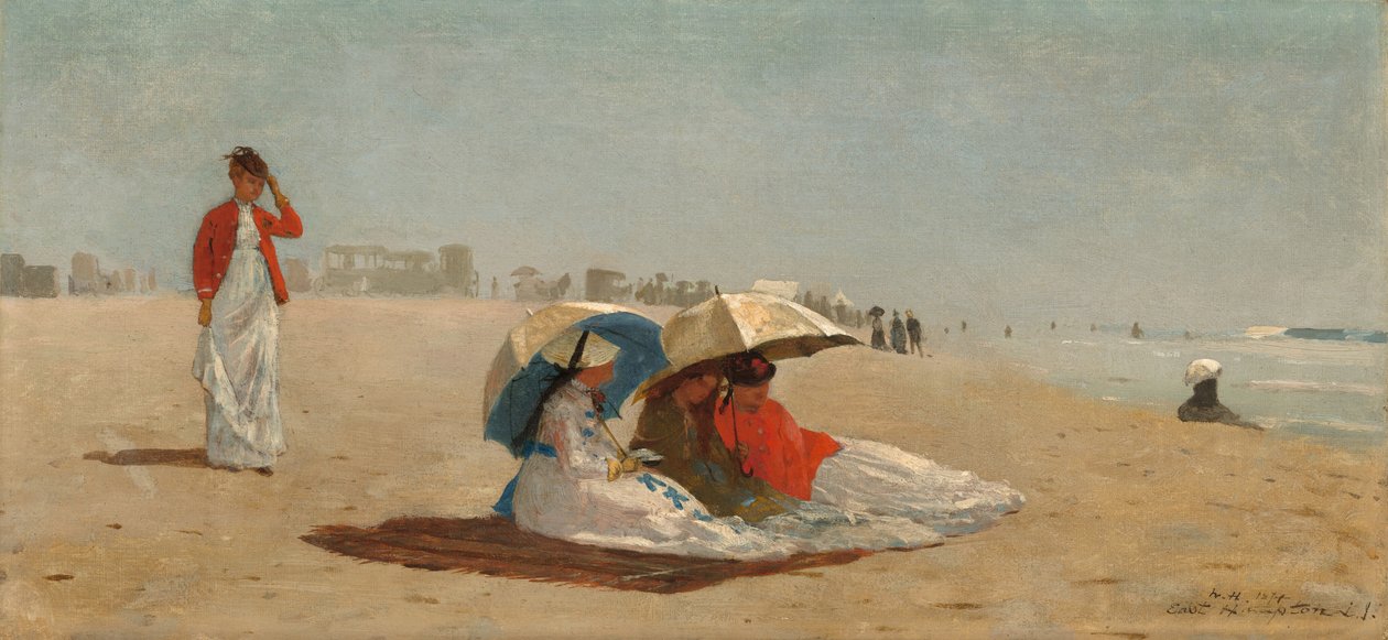 East Hampton Beach, Long Island tekijältä Winslow Homer