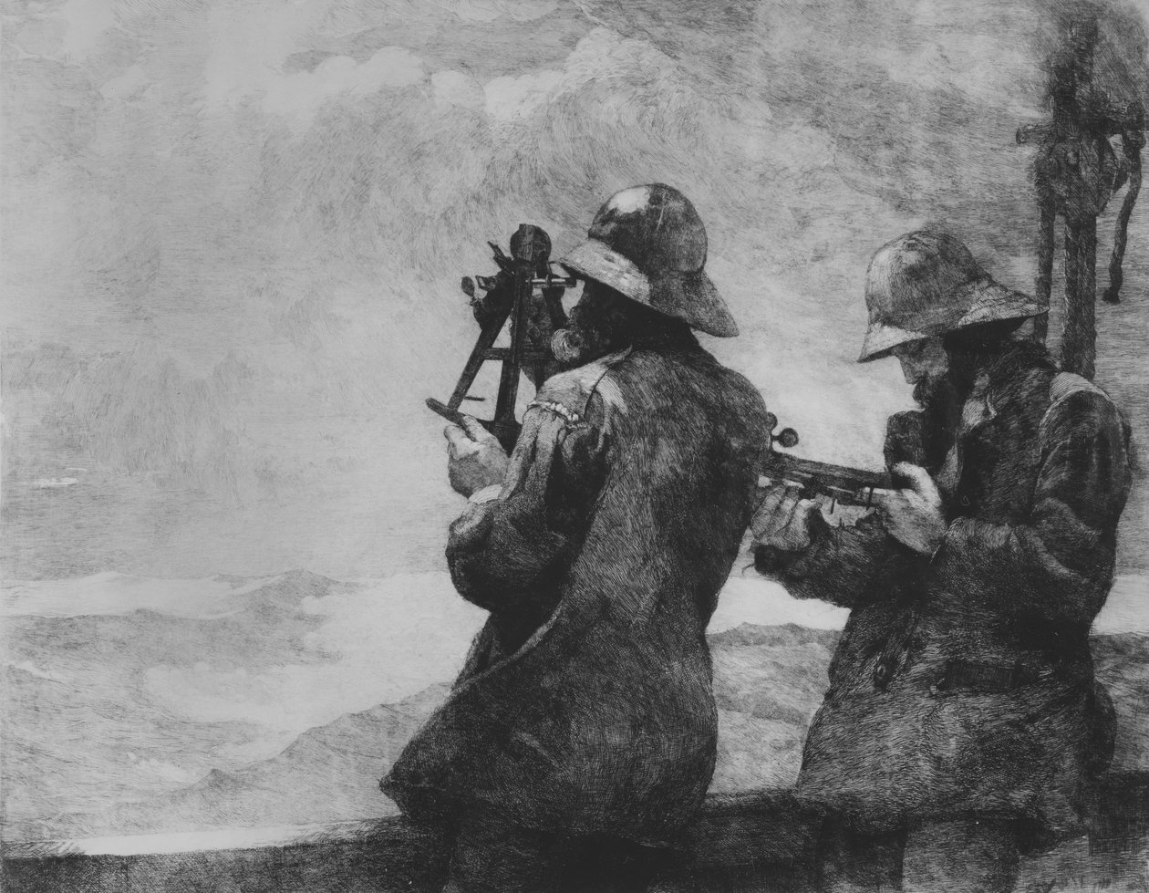 Kahdeksan kelloa, 1887. tekijältä Winslow Homer