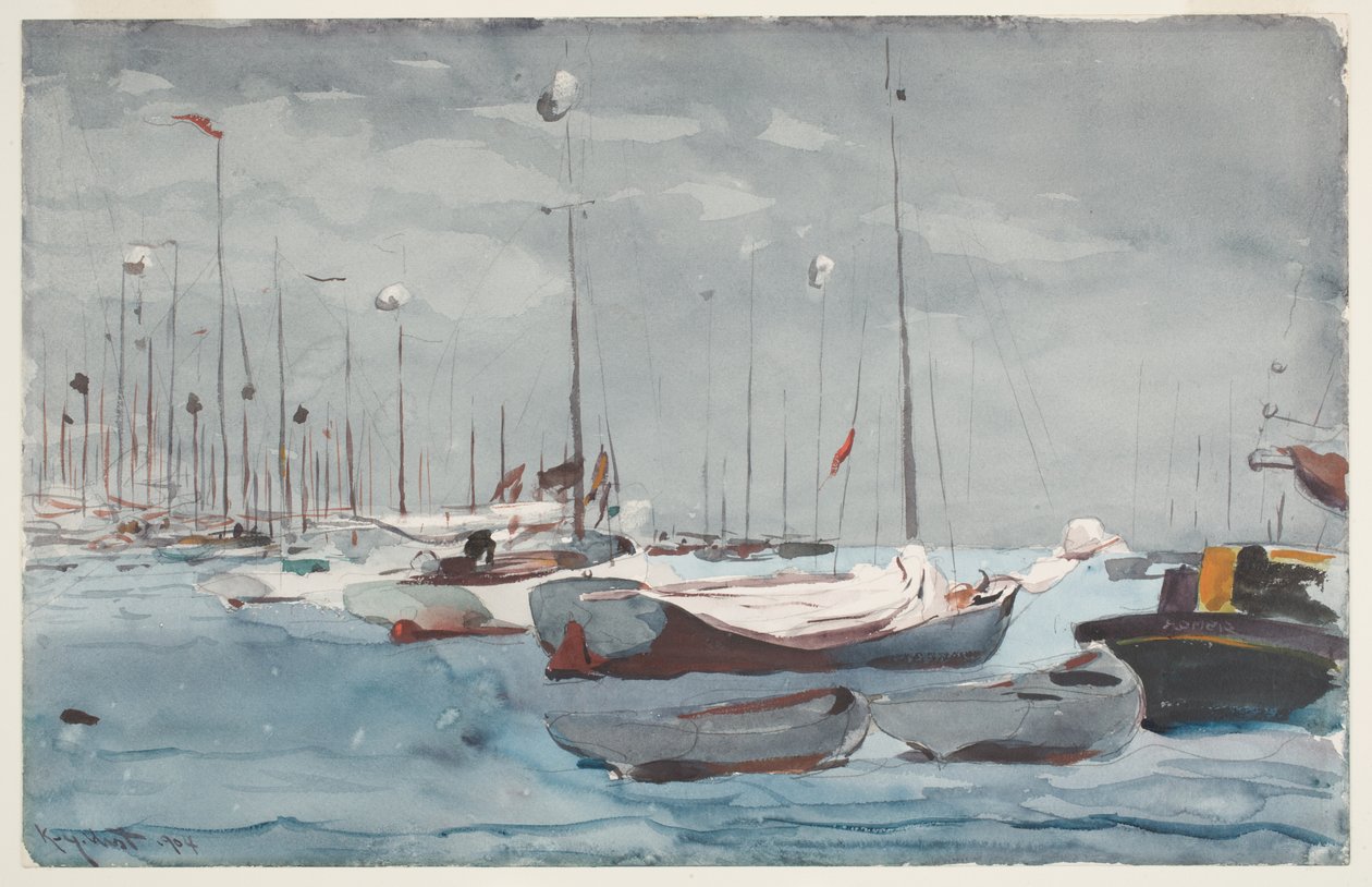 Kalastusveneet, Key West tekijältä Winslow Homer