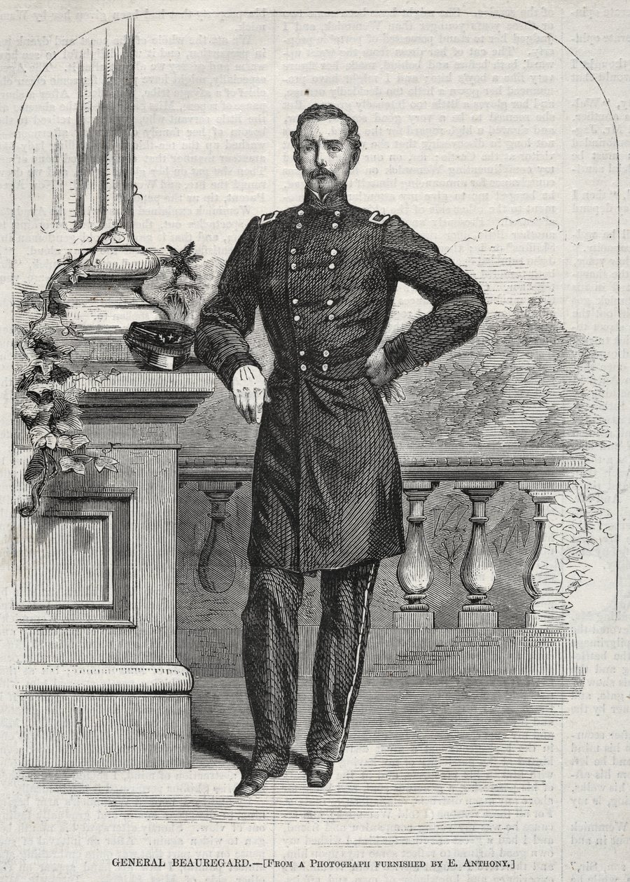 Kenraali Beauregard, 1861. tekijältä Winslow Homer