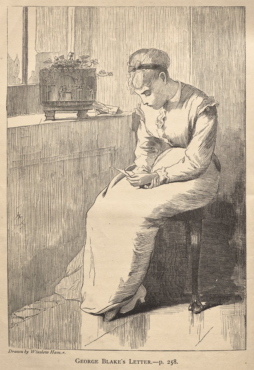 George Blaken kirje tekijältä Winslow Homer