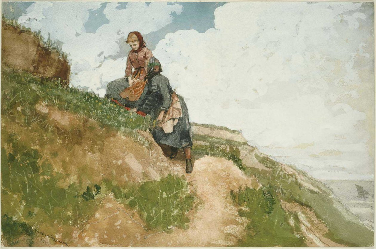 Tytöt kalliolla tekijältä Winslow Homer