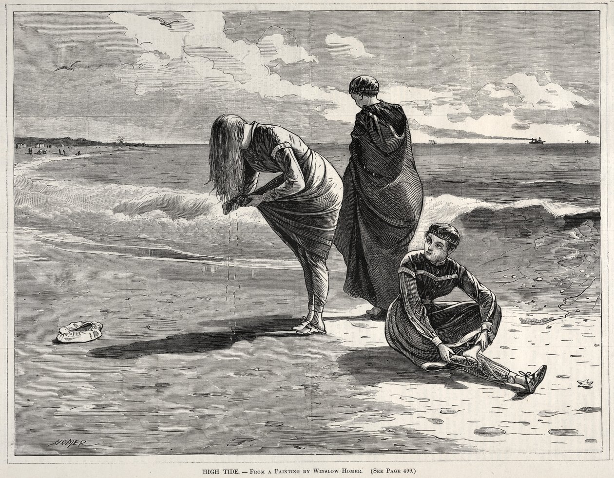 Nousuvesi, 1870. tekijältä Winslow Homer