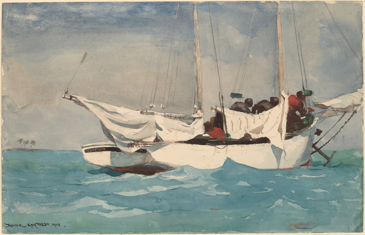 Key West, vetoankkuri tekijältä Winslow Homer