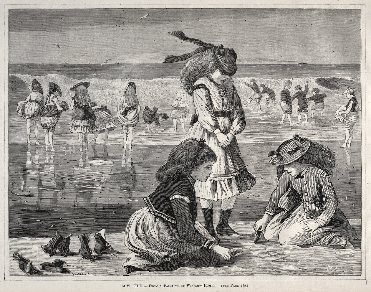 Laskuvesi, 1870. tekijältä Winslow Homer