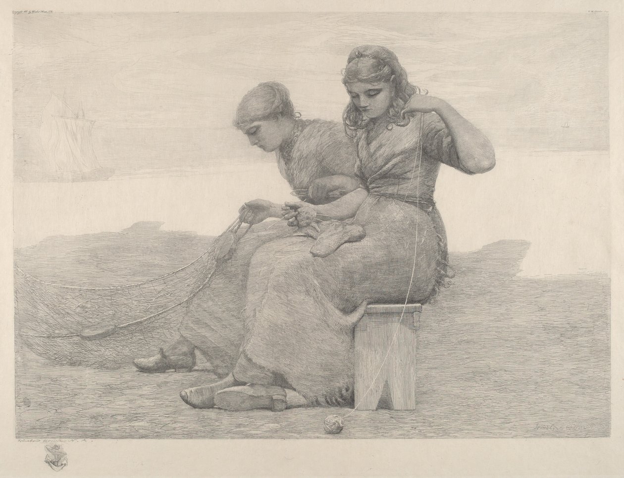Korjausverkot, 1888. tekijältä Winslow Homer