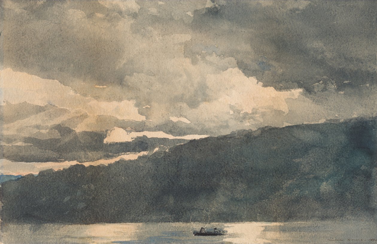 Mink Lake, Adirondacks, 1892. tekijältä Winslow Homer