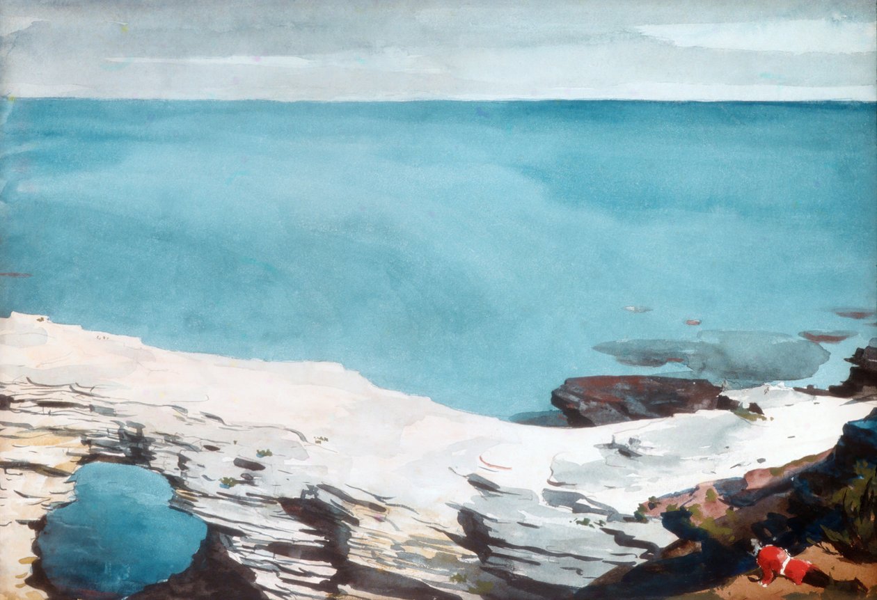 Natural Bridge, Bermuda, n. 1901. tekijältä Winslow Homer