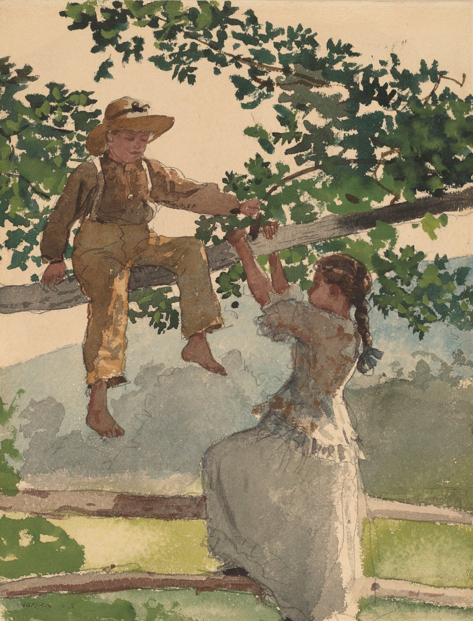 Aidalla, 1878. tekijältä Winslow Homer