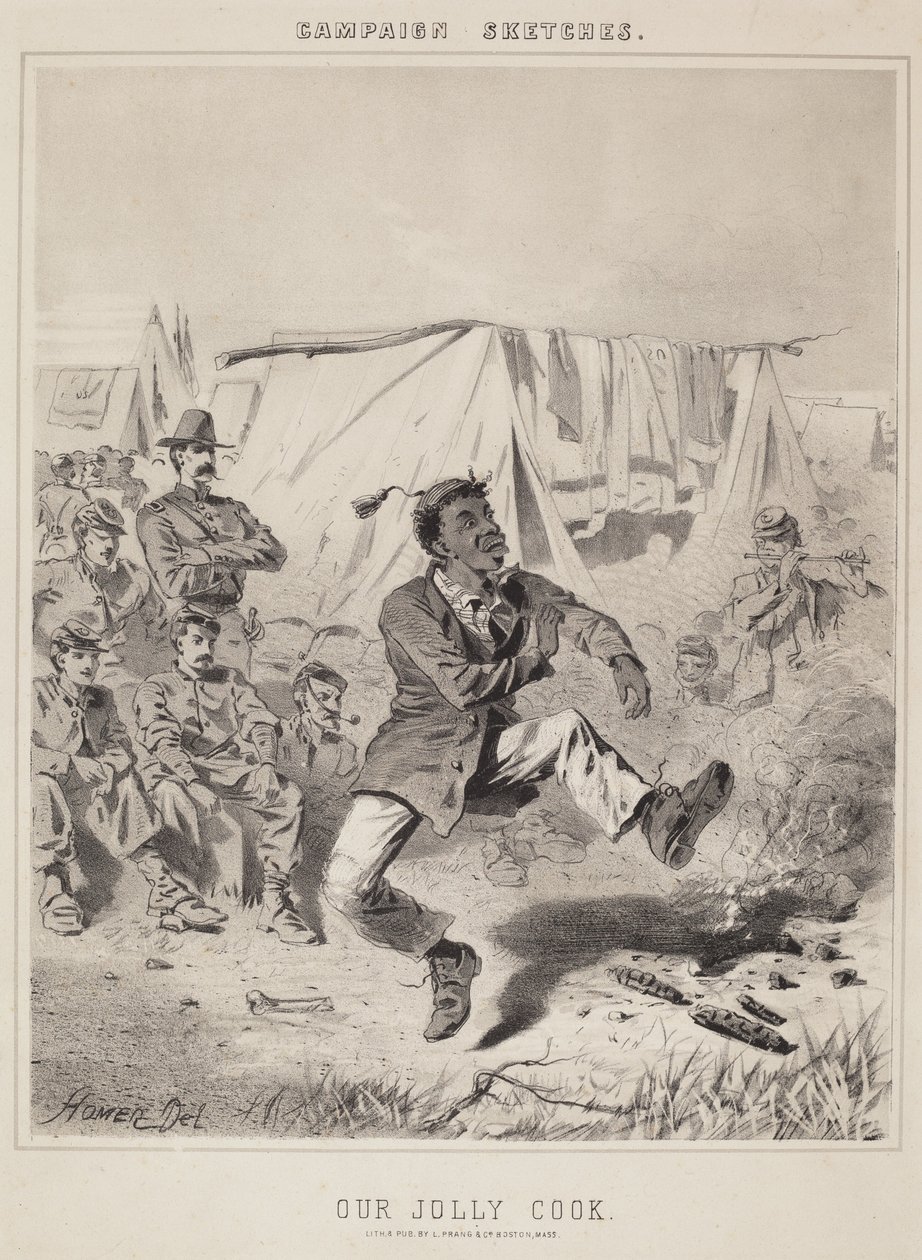 Meidän Jolly Cook (kampanjan luonnokset) tekijältä Winslow Homer