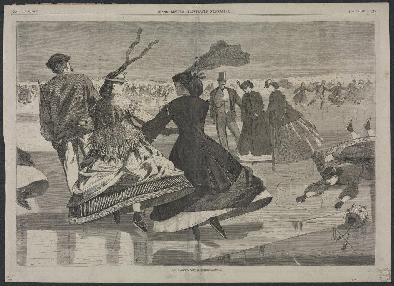 Kansallinen talviliikuntamme - luistelu tekijältä Winslow Homer